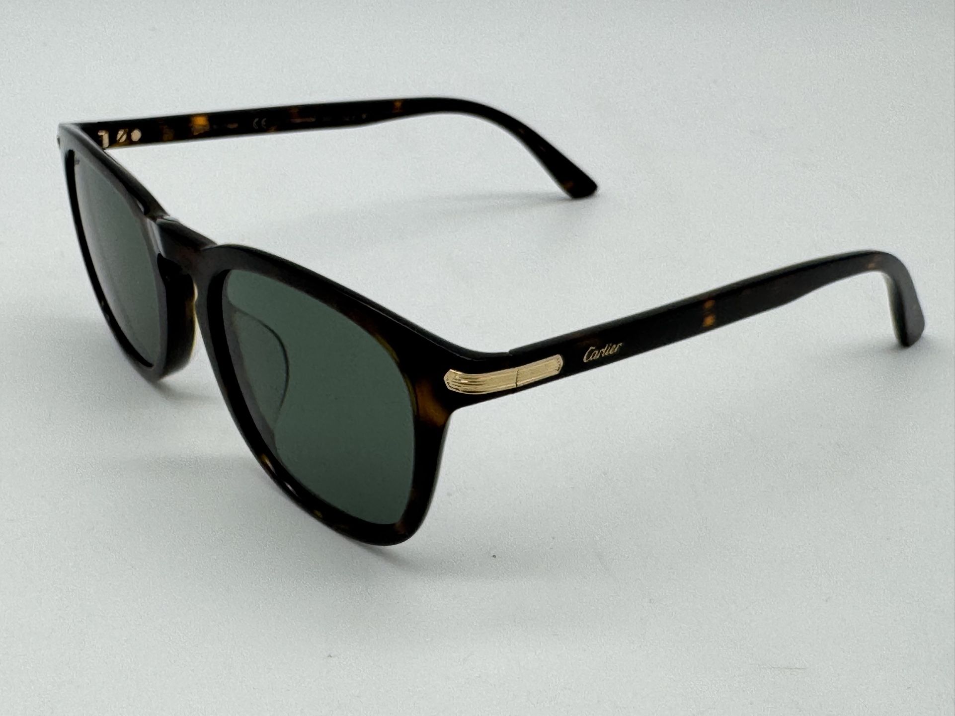 C DE CARTIER HAVANA ACETATE SUNGLASSES CT0011SA BRAND NEW 