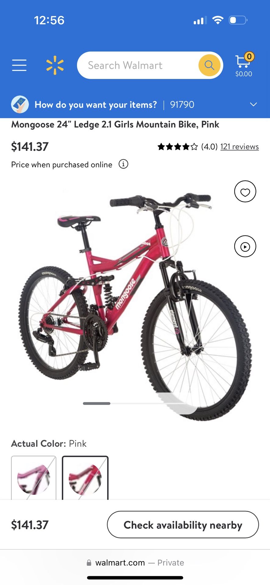 Mongoose 22 Ledge 2.1 Women Girls Mountain Bike Pink for Sale in City Of Industry CA OfferUp
