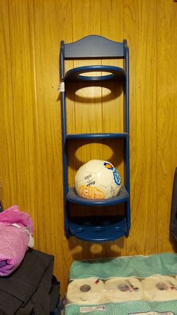 Rack for soccer balls