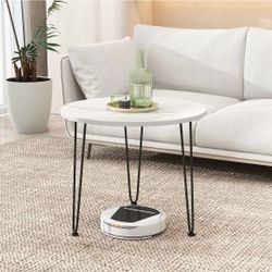 ✨🤍 MODERN FAUX MARBLE SIDE TABLE – ONLY $15! 🤍✨
