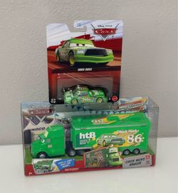 NEW DISNEY PIXAR HAULERS FOR SALE AS A BUNDLE OF 3 Haulers & 3 Cars 1:55 SCALE