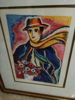 Zamy steynovitz painting serigraph signed A/P $100