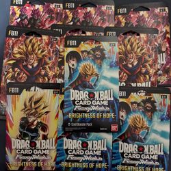 Dragon Ball Fusion World Brightness of Hope FB-11 Sleeved Booster Packs SEALED