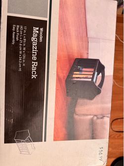 Wooden Magazine Rack