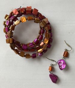 Bracelet And Earrings 