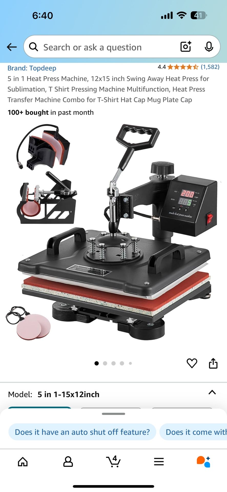 Heat Press 5 in 1