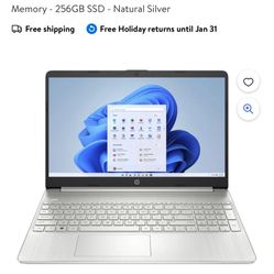 HP - 15.6" Touch-Screen Laptop - Intel Core i3 - 8GB Memory - 256GB SSD - Natural Silver