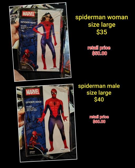 Couples Costumes Spider Man/,,Spiderwoman