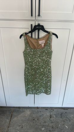 Green Sequin Mini Dress Size M