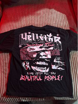 Size M used hellstar shirt