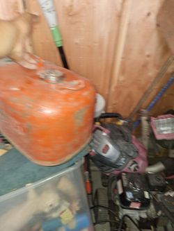 Vintage boat gas can