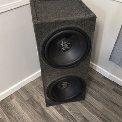 Sound stream 12” subwoofers with box