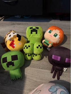 Minecraft plush set