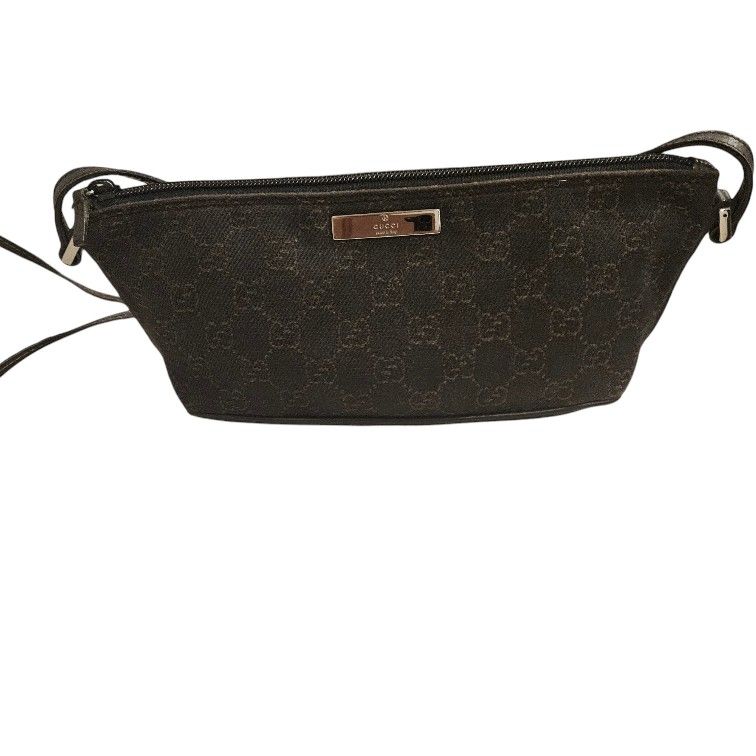 GG Denim Boat Pochette