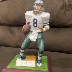 Troy Aikman Signed Gartlan USA Porcelain Figurine #___/1993 (1994 Limited Edition) RARE