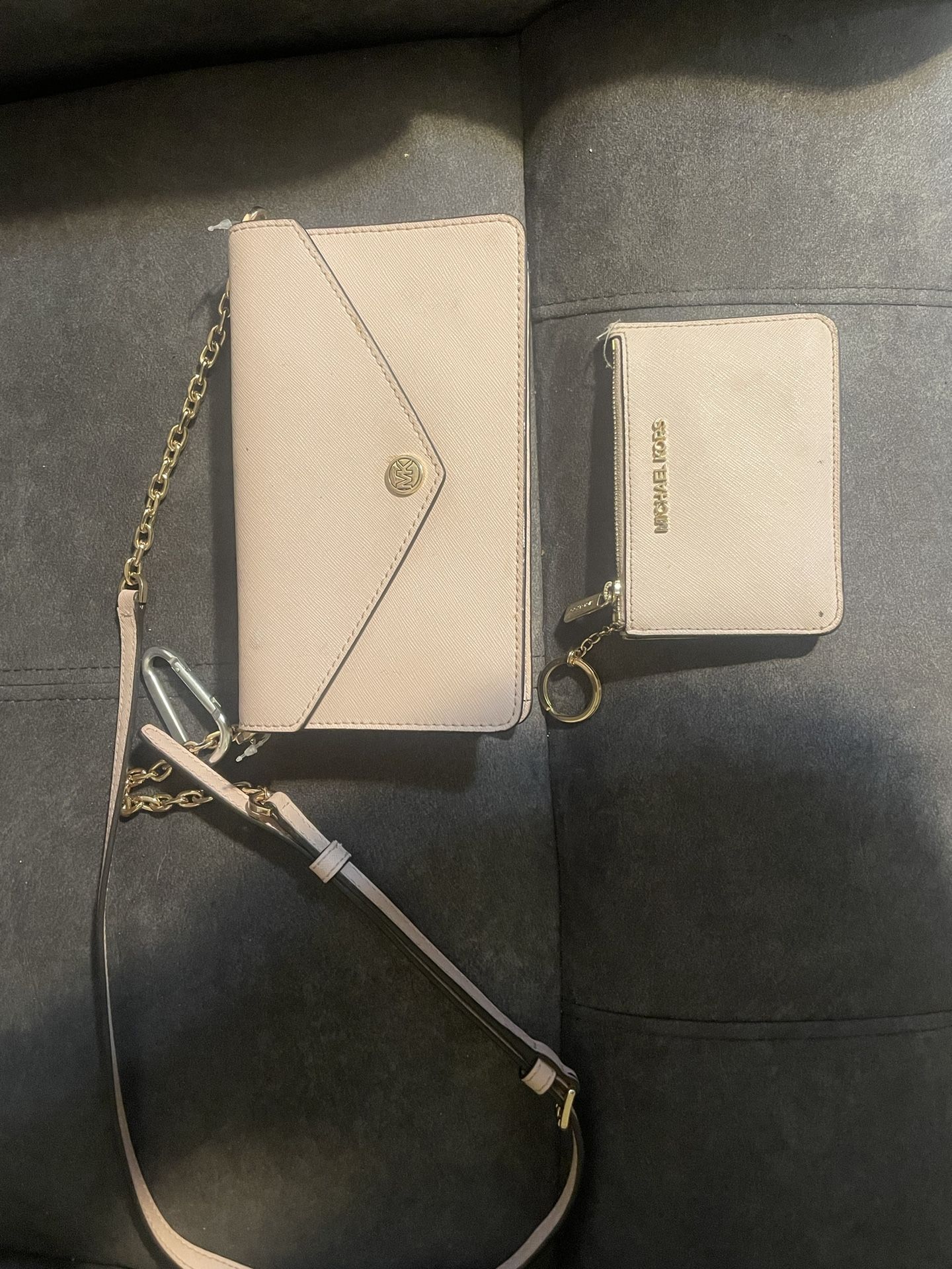 Michael Kors Light Pink Purse and Wallet set