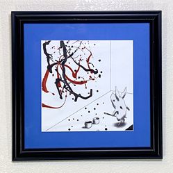 Olivia The Pig Jackson Pollocks Frames Art Print 