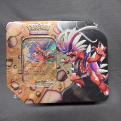 Pokemon Slashing Legends Koraidon EX Tin