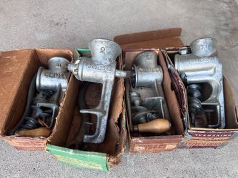 Vintage meat/food choppers