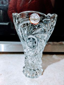 Lead Crystal Flower Vase