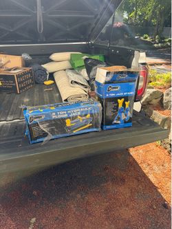 2 Ton Car Jack & 2x 3 Ton Jack Stands
