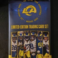 LA Rams trading cards 