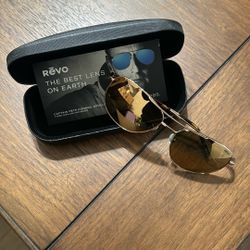 Revo 1080 Gold Glasses Sunglasses - New