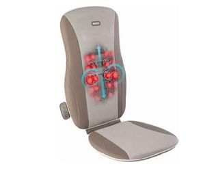 New Homedics Shiatsu Back Massage Cushion with Adjustable Speeds, Comforting Heat Fits Most Chair