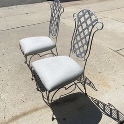 Pair Of Metal Chairs