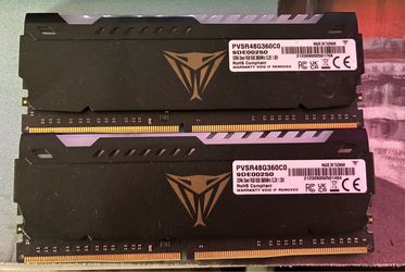 RGB VIPER RAM DDR4 2x8GB