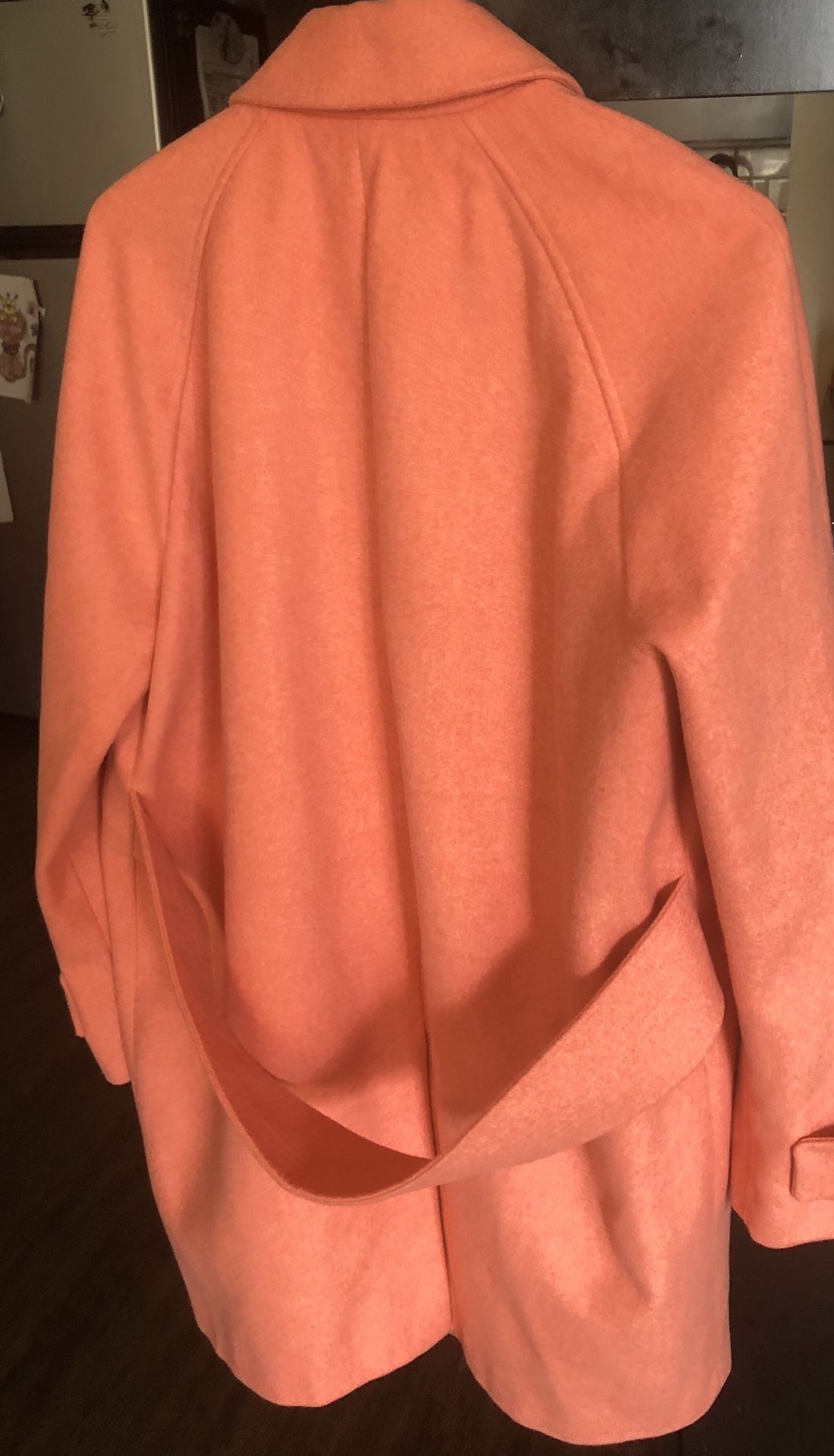 Peach Coat Clothing