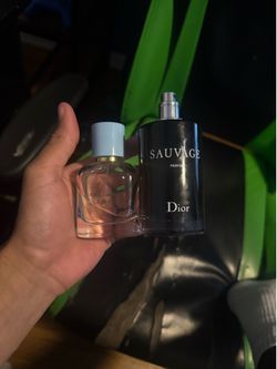 Dior sauvage parfum & dolce & Gabbana light blue