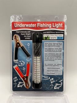 12V 180-LED Underwater Fishing Light, Green, 14 Feet Cable