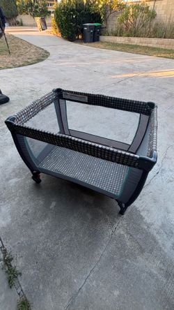 Pack n play with blackout cover