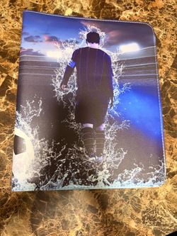 Soccer Player binder card holder