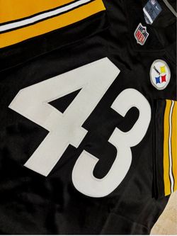 Steelers football Black jersey polamalu 43 NWT