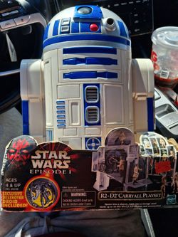 R2D2.  Star wars carry all playset
