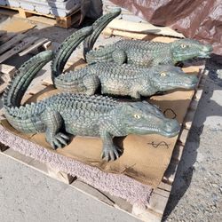 CEMENT CROCODILE $200 EACH