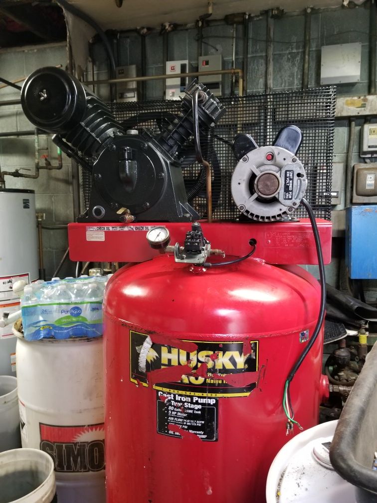 80 gallons Husky Air compressor