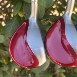 NIKE CPR HYBRIDS 18 & 22 DEGREE STIFF FLEX GOLF GLUBS