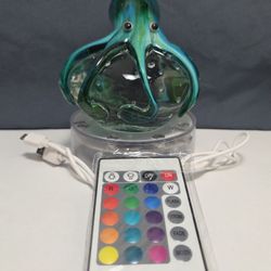 Color-Changing Glass Octopus LED Lamp w/ Remote – Ocean Mood Light