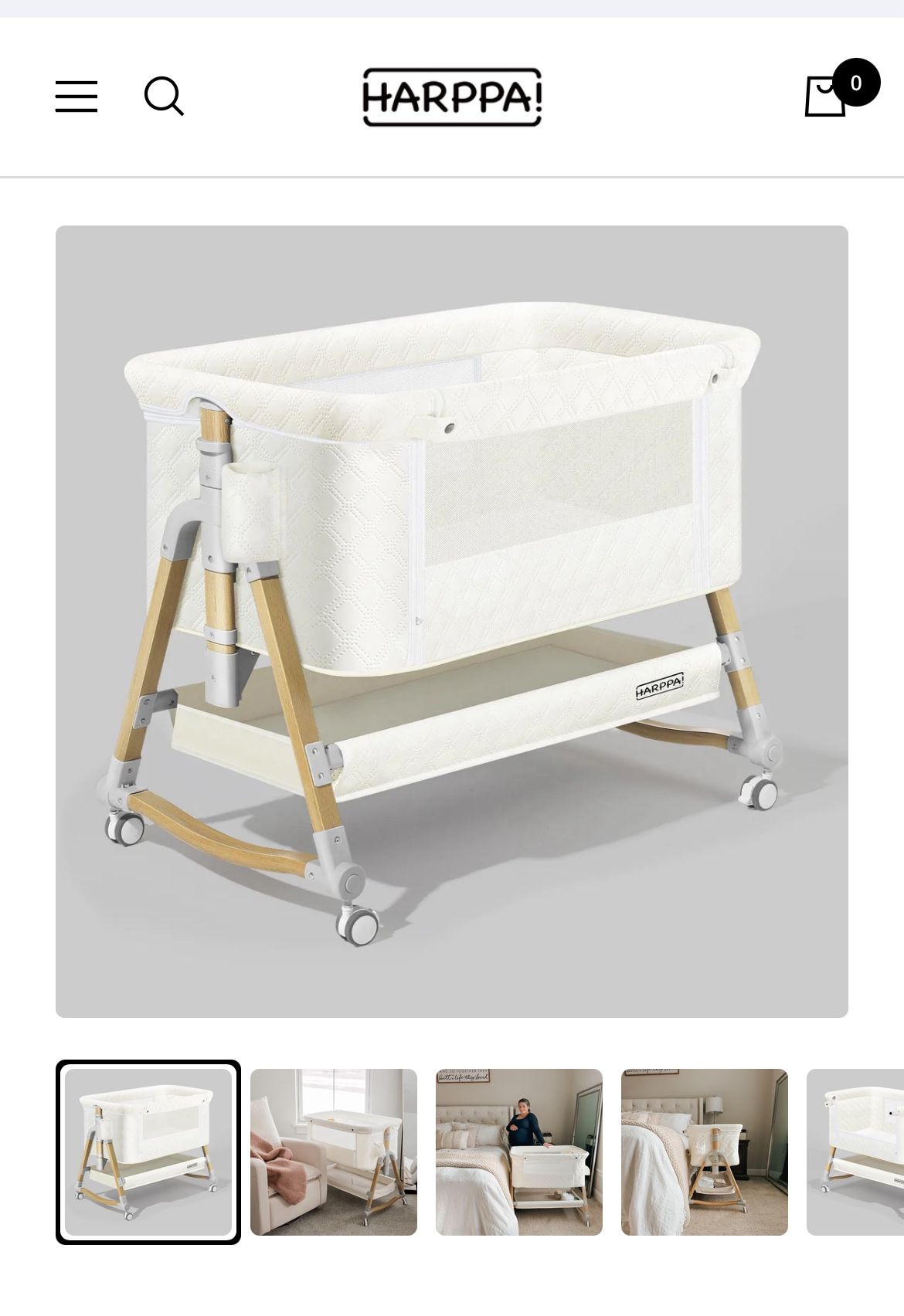 Harpa Baby Bedside bassinet