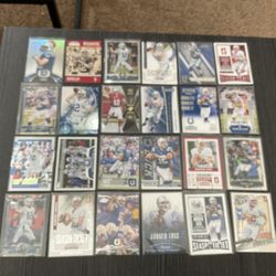 24 Andrew Luck Football Cards With Rookie, Insert Indianapolis Colts Superstar Qb