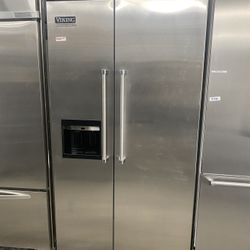 VIKING PRO BUILT IN SIDE BY SIDE REFRIGERATOR