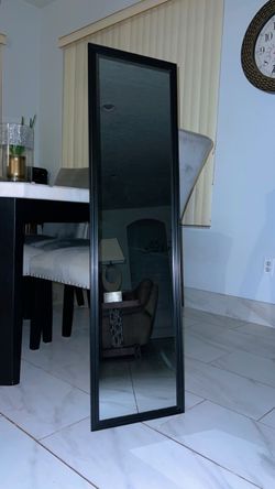 Full Length Floor Mirror Black Frame
