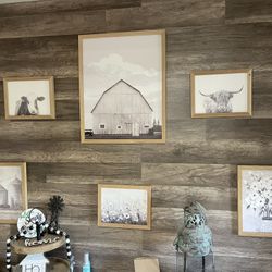 6 piece Frame Art