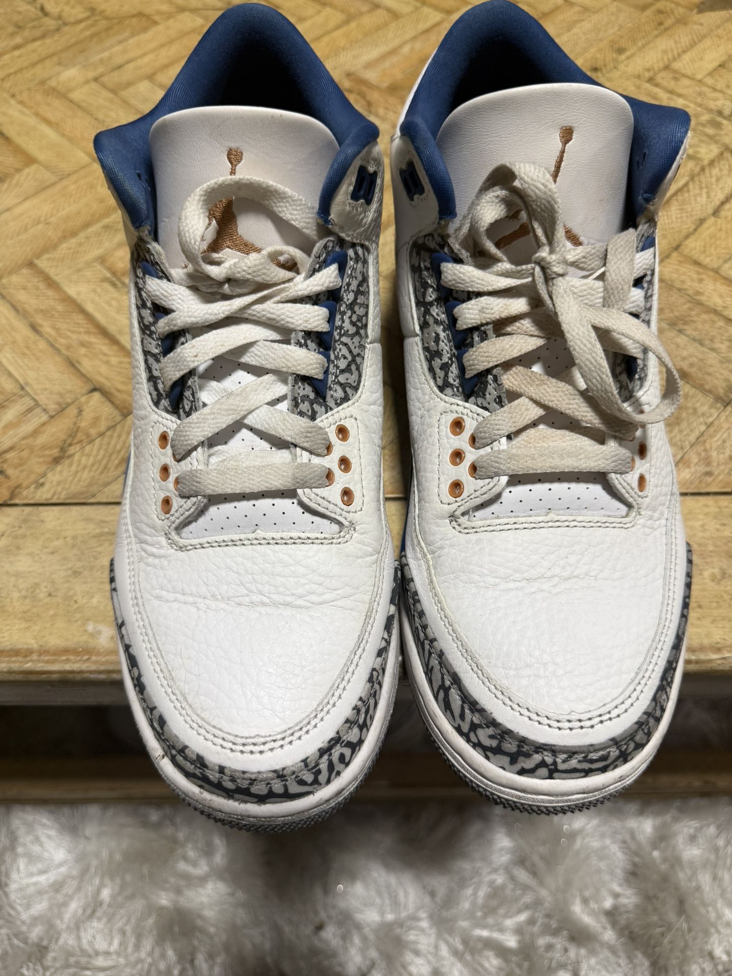 Retro 3 Size 8 Men Used For $80