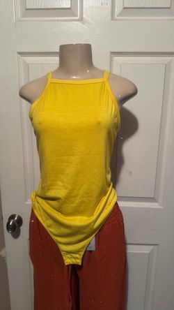Yellow bodysuit lg