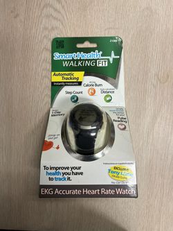 Smart Health Walking Fit Watch 21088 Automatic Tracking ( Color: Black)