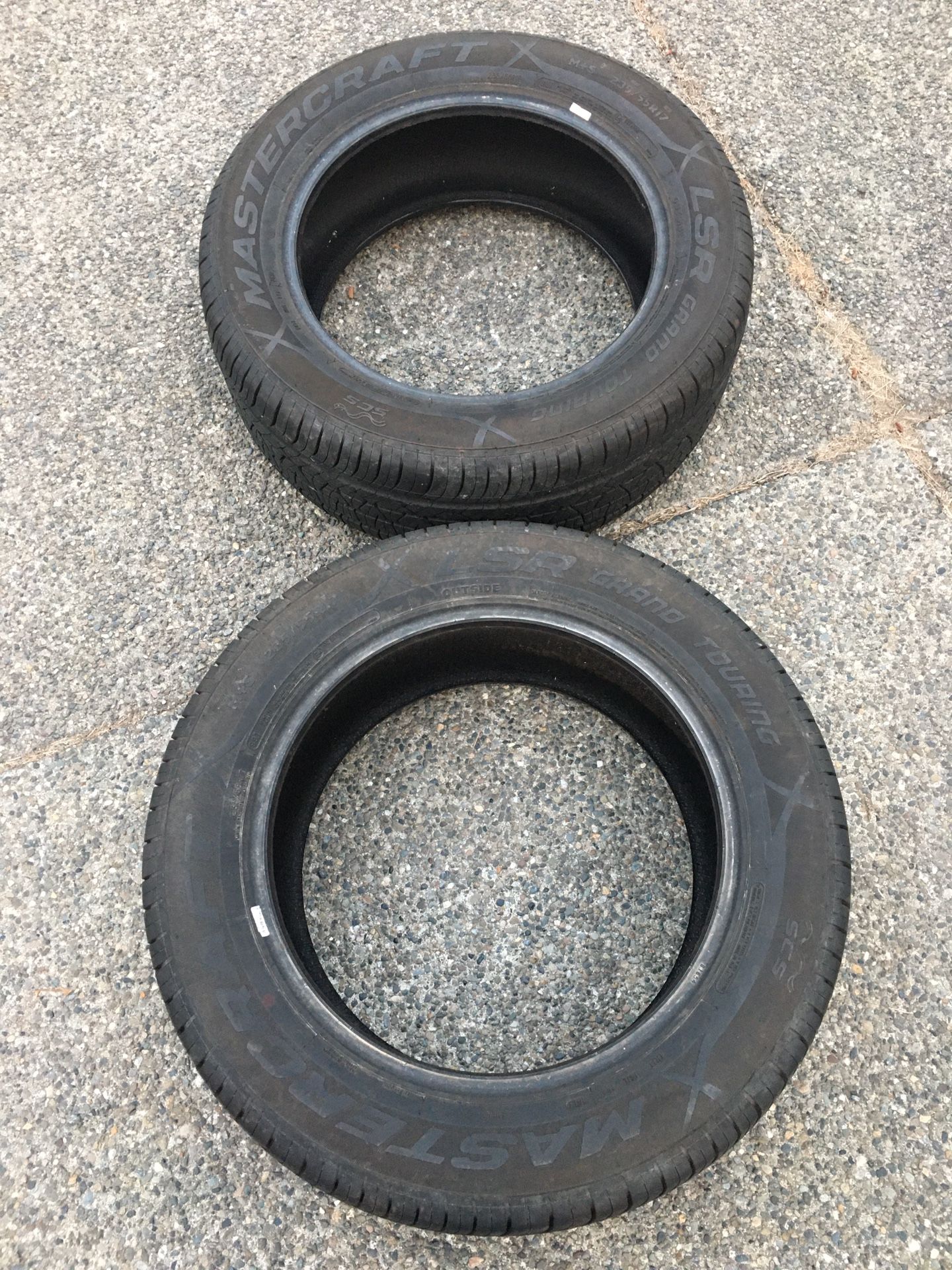 2 Mastercraft Tires 235/55/17